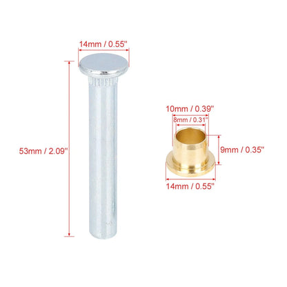 Set of 4 Door Hinge Pin Bushing Repair Kit for Nissan Frontier (1998–2005)