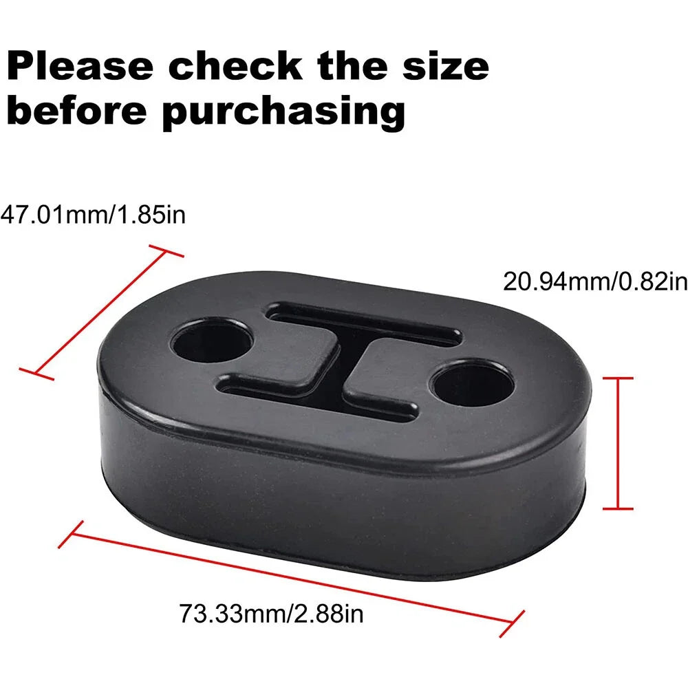 4X Exhaust Mount Rubber Insulator Grommet for