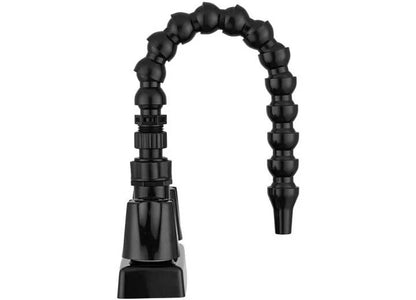 Dura Faucet Quick Connect Exterior Faucet for RV (Flexible Spout, Black)