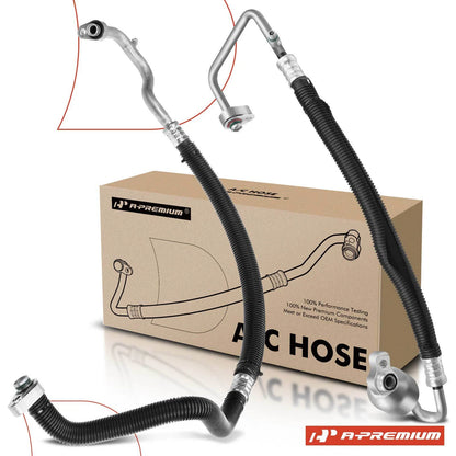 2X A/C Suction & Discharge Line Hose for Ford Explorer (2013–2019) HA111757C, HA111758C