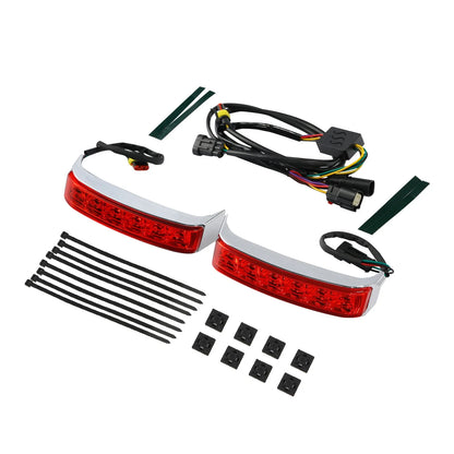Saddlebag LED Run Brake Turn Light for Harley Road Glide Ultra Limited (2014–2024)