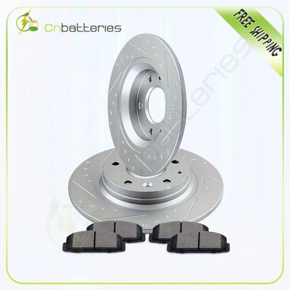 Rear Brake Rotors and Ceramic Pads for Mazda 6 (2003–2005)