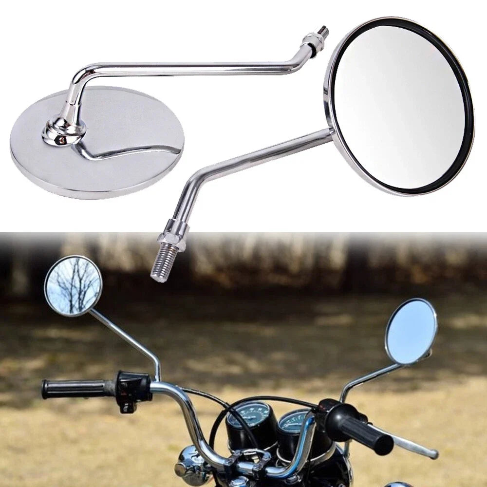L&R Rearview Side Mirrors for Honda CB200-750 CL200-450 GL1000 CX500 (1973–1983)