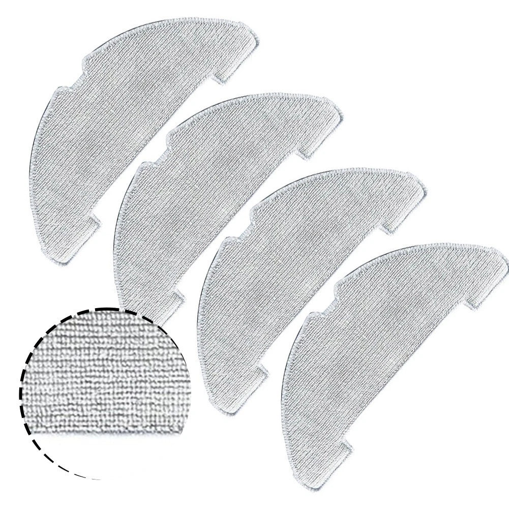 Set of 4 Microfiber Mop Cloths for VONKO S6 Pro (Robot Vacuum)