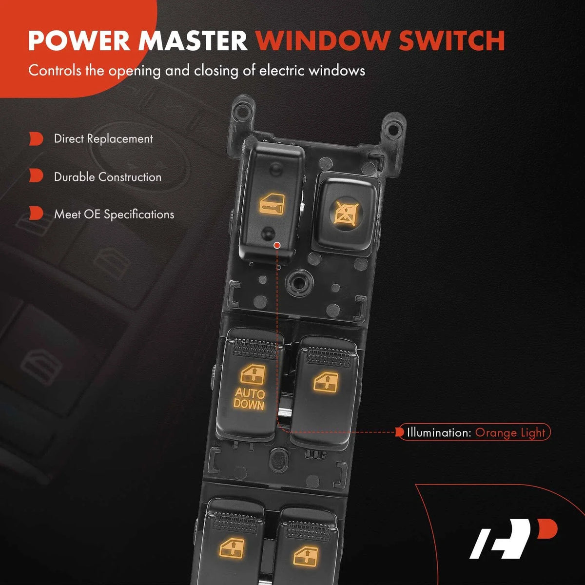 Power Window Switch for Kia Rio (2006–2010)
