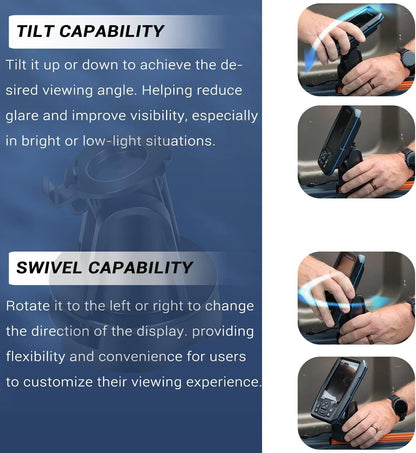 Tilt/Swivel Mount for Garmin Striker Vivid 4cv, Striker Plus 4/4Cv