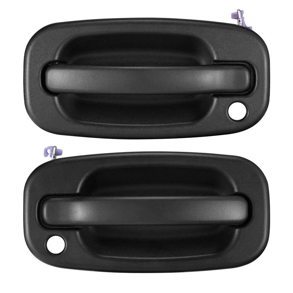 Set of 2 Exterior Door Handles for Chevy Silverado GMC Sierra (1999–2007)