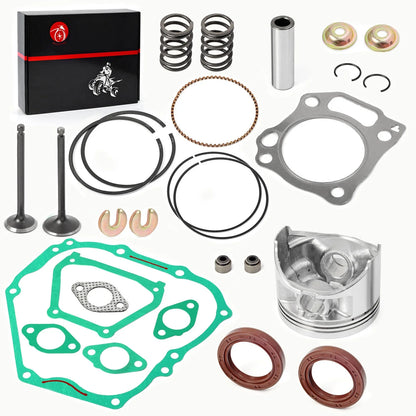 Top End Kit Piston Intake Exhaust Valve for Yamaha Golf Cart YDRA (2007–2016)