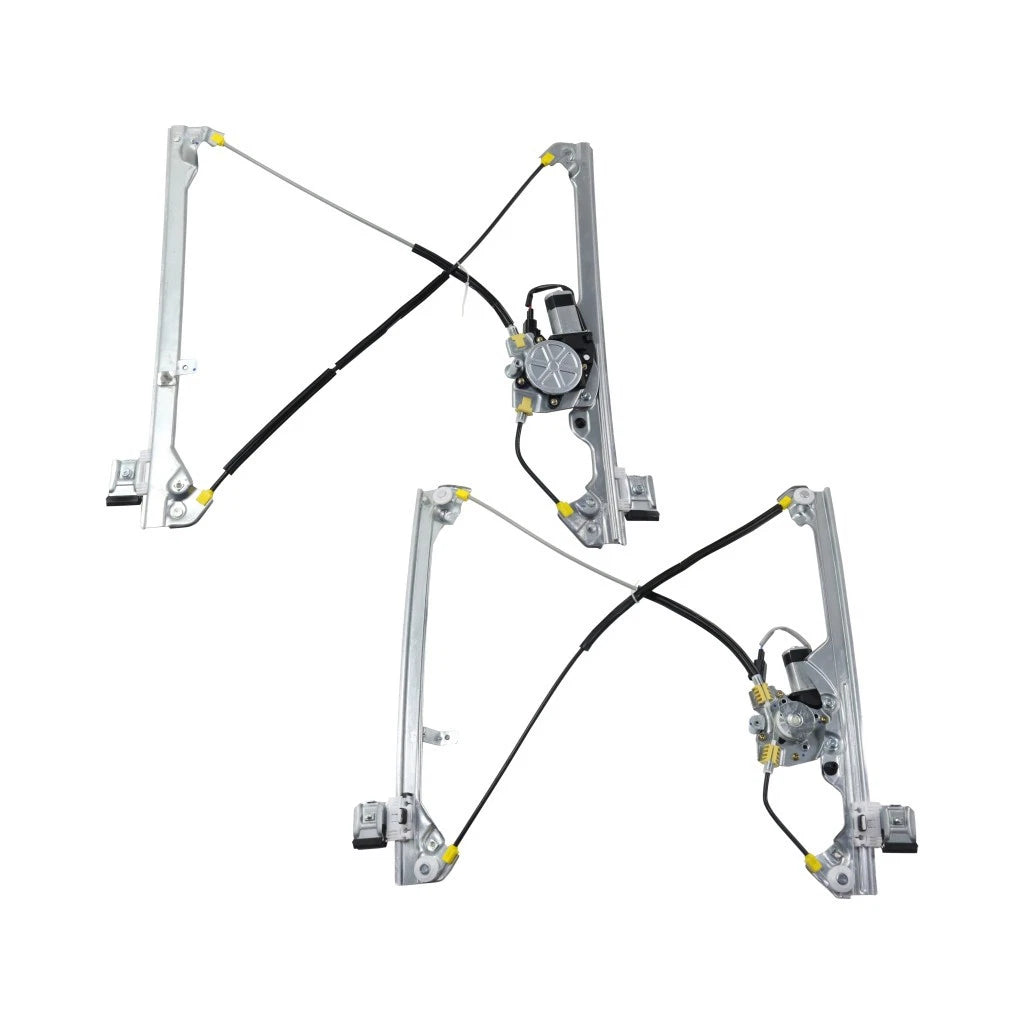 Set of 2 Window Regulators for GMC Sierra 1500 HD (2001–2003) GM1350110, GM1351110