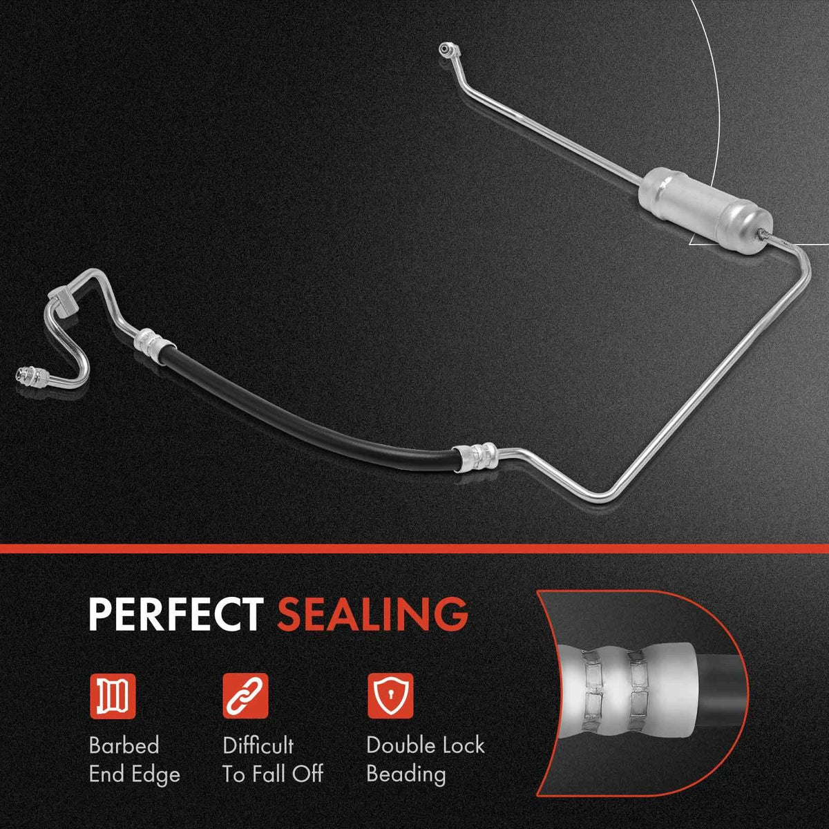 Power Steering Pressure Line Hose Assembly for Ford Taurus (2002–2007) 2F1Z3A719BA, 3402243