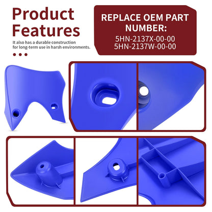 Tank Shroud Air Scoop Set for Yamaha TT-R 90 90E (2000–2007) 5HN-2137X-00-00, 5HN-2137W-00-00