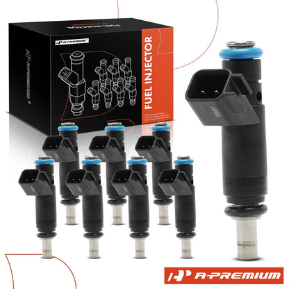 8x Fuel Injector for Ram 1500 2500 (2011–2013) Dakota (2011) Jeep Grand Cherokee