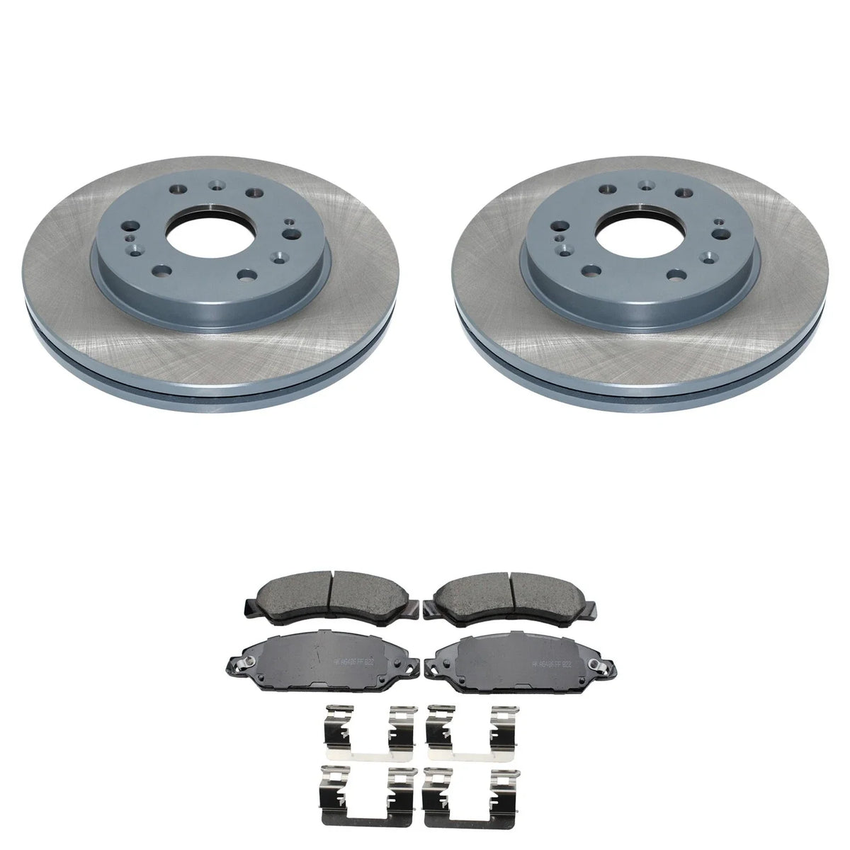 Front Rotors & Akebono ProACT Ceramic Brake Pads Kit for Silverado 1500 (2014–2019)