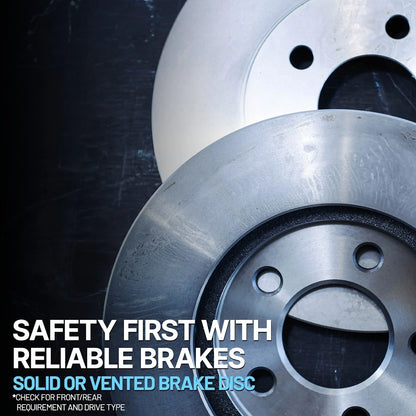 Brake Disc Rotor Set for Infiniti G37 (2009) Front and Rear RWD Coupe