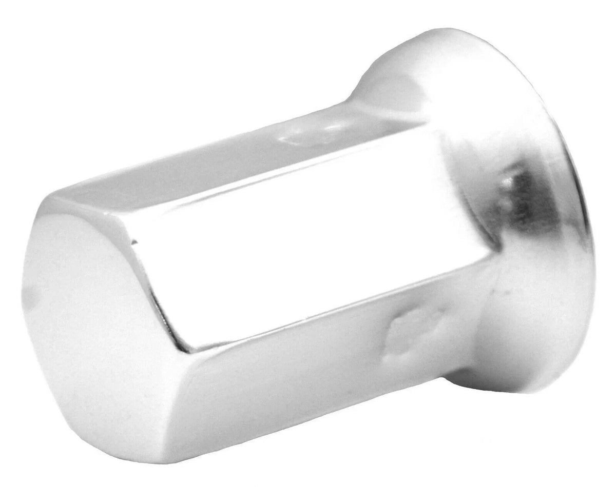 Set of 60 GG Lug Nut Covers for Push-On Flat Top Chrome #10239