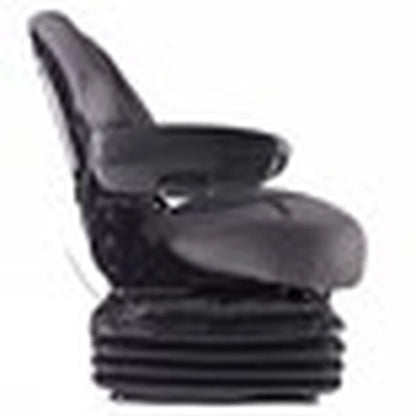 Mid Back Seat for Massey Ferguson (S8301990) - Gray Fabric, Air Suspension