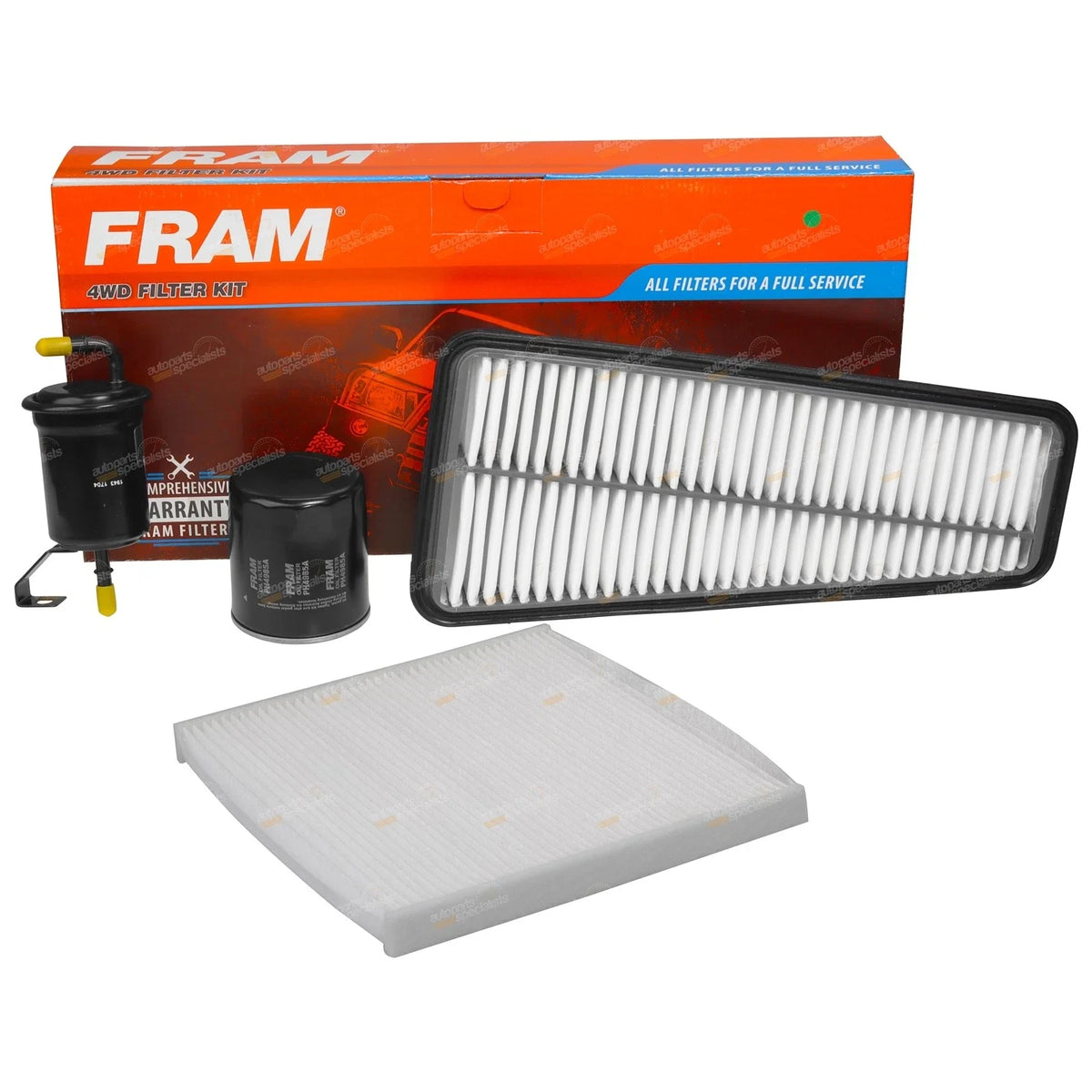 Air Oil Fuel & Cabin Filter Service for Prado GRJ120 (2002–2009)