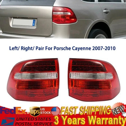 Set of 2 LED Tail Lights for Porsche Cayenne (2007–2010) 95563148801, 95563148800