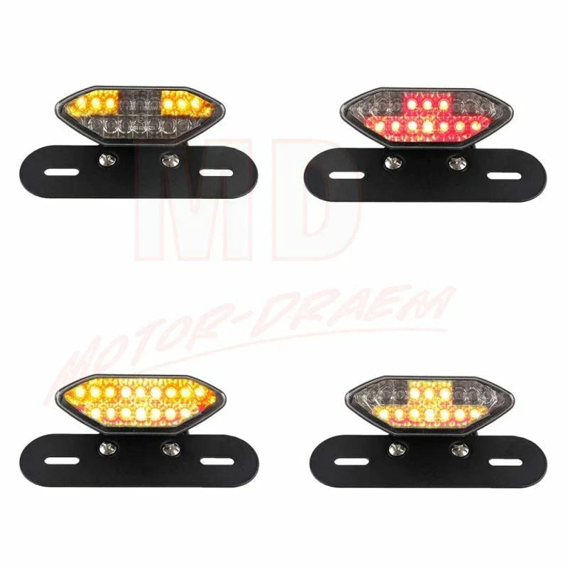 LED Stop Brake License Plate Tail Light for Universal Motorcycle (All Years)