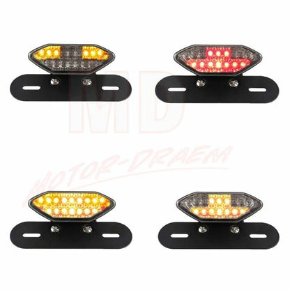 LED Stop Brake License Plate Tail Light for Universal Motorcycle (All Years)