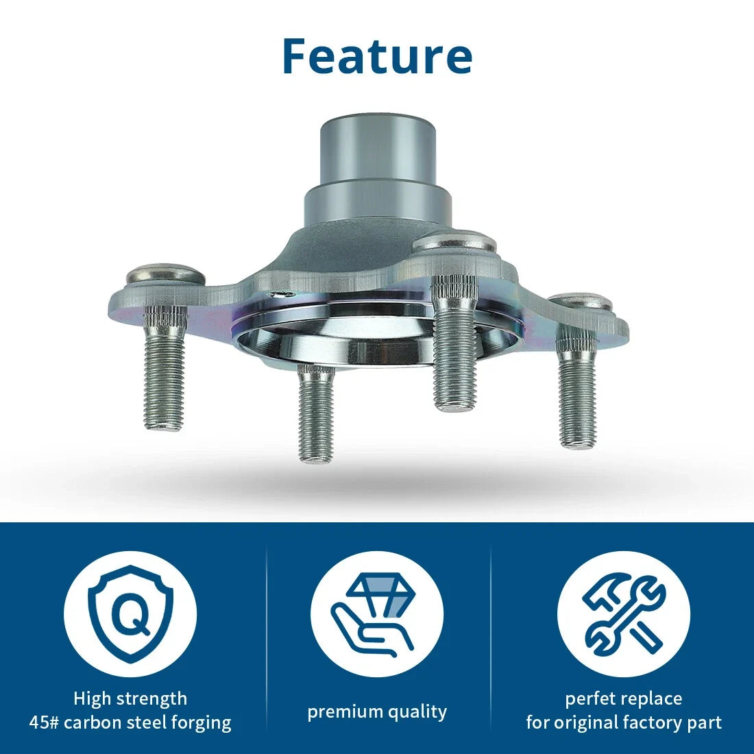 2X Front Wheel Hub Kit for Honda TRX350FE TRX350FM 4x4 Rancher 350 (2000–2006)