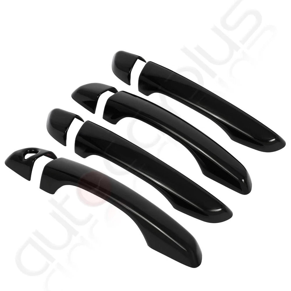 Set of 4 Door Handle Covers for Hyundai Elantra (2017–2020) Glossy Black