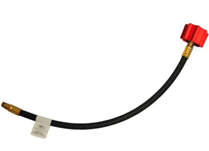 1/4" Inv Flare x QCC Red Thermo Pigtail Hose for Automotive