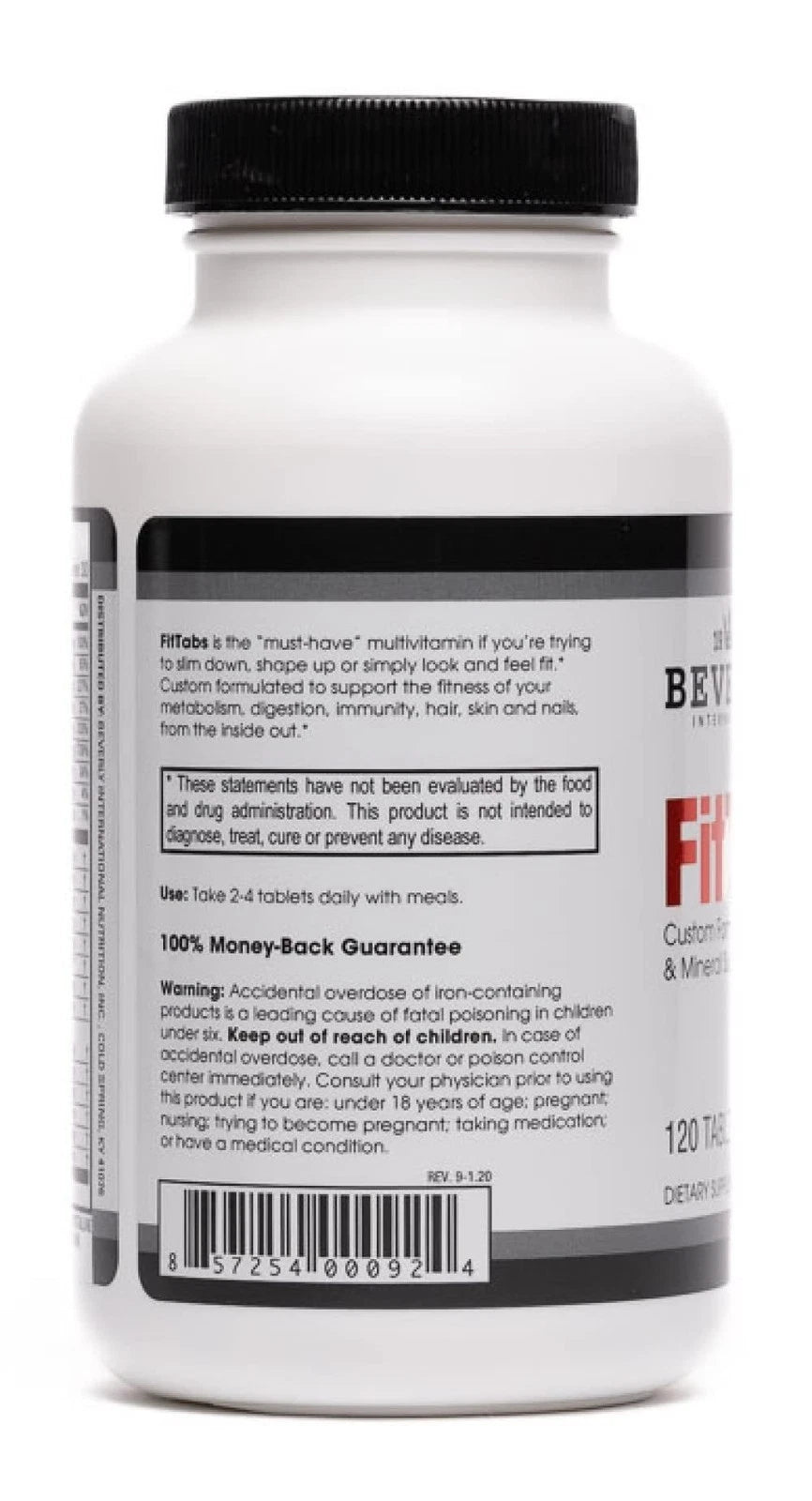 Fit Tabs Daily for Beverly International (120 Count)