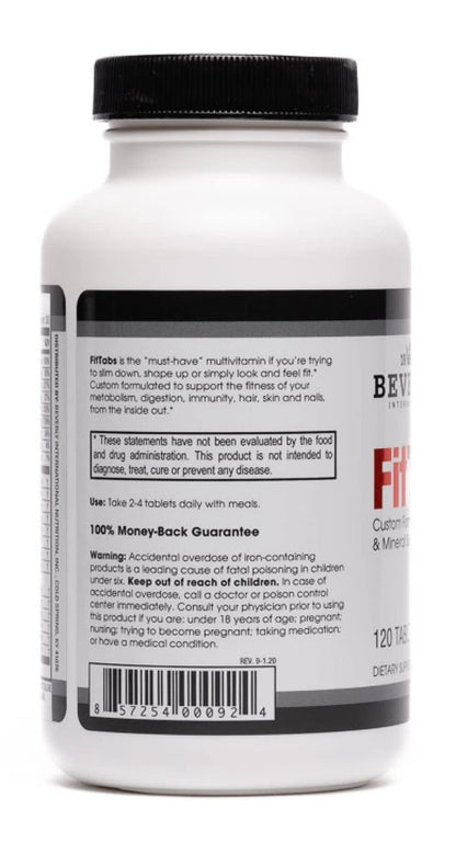 Fit Tabs Daily for Beverly International (120 Count)