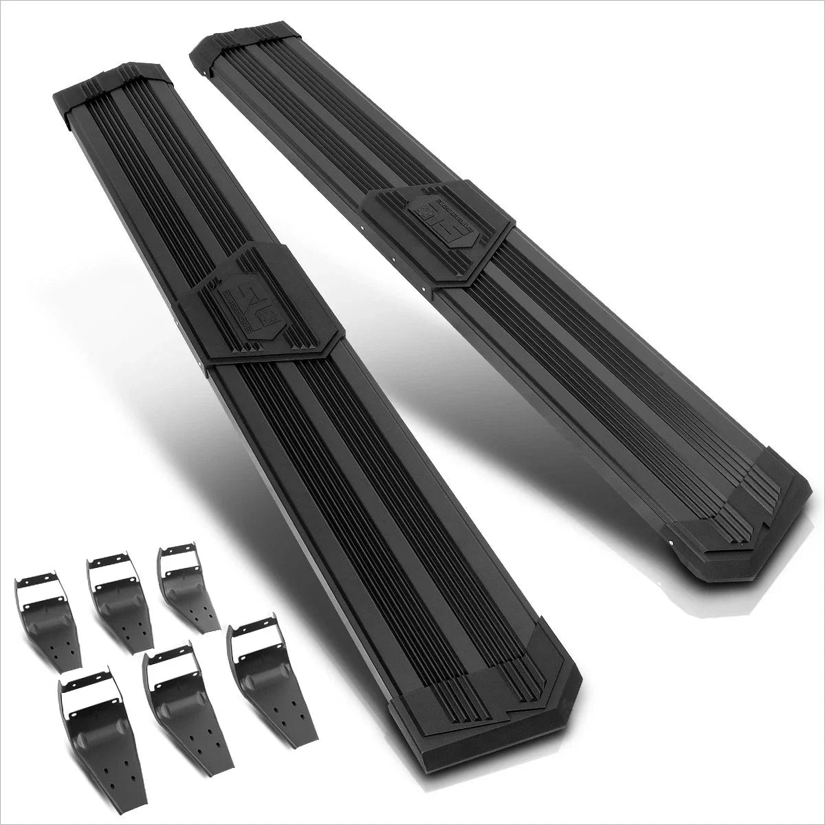 J2 10" Ridged Step Pad Running Board for Ford F150-F350 (2015–2020)