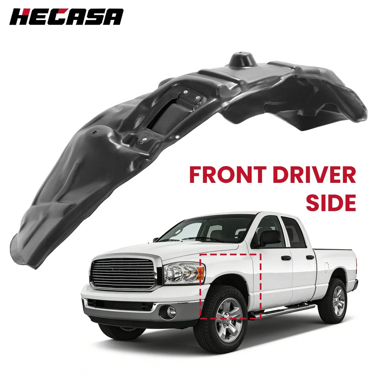 Inner Fender Liner for Dodge Ram 1500 (2009–2022)