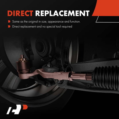 2X Front Inner Tie Rod End for Honda Insight (53010TF0003, MS60719)