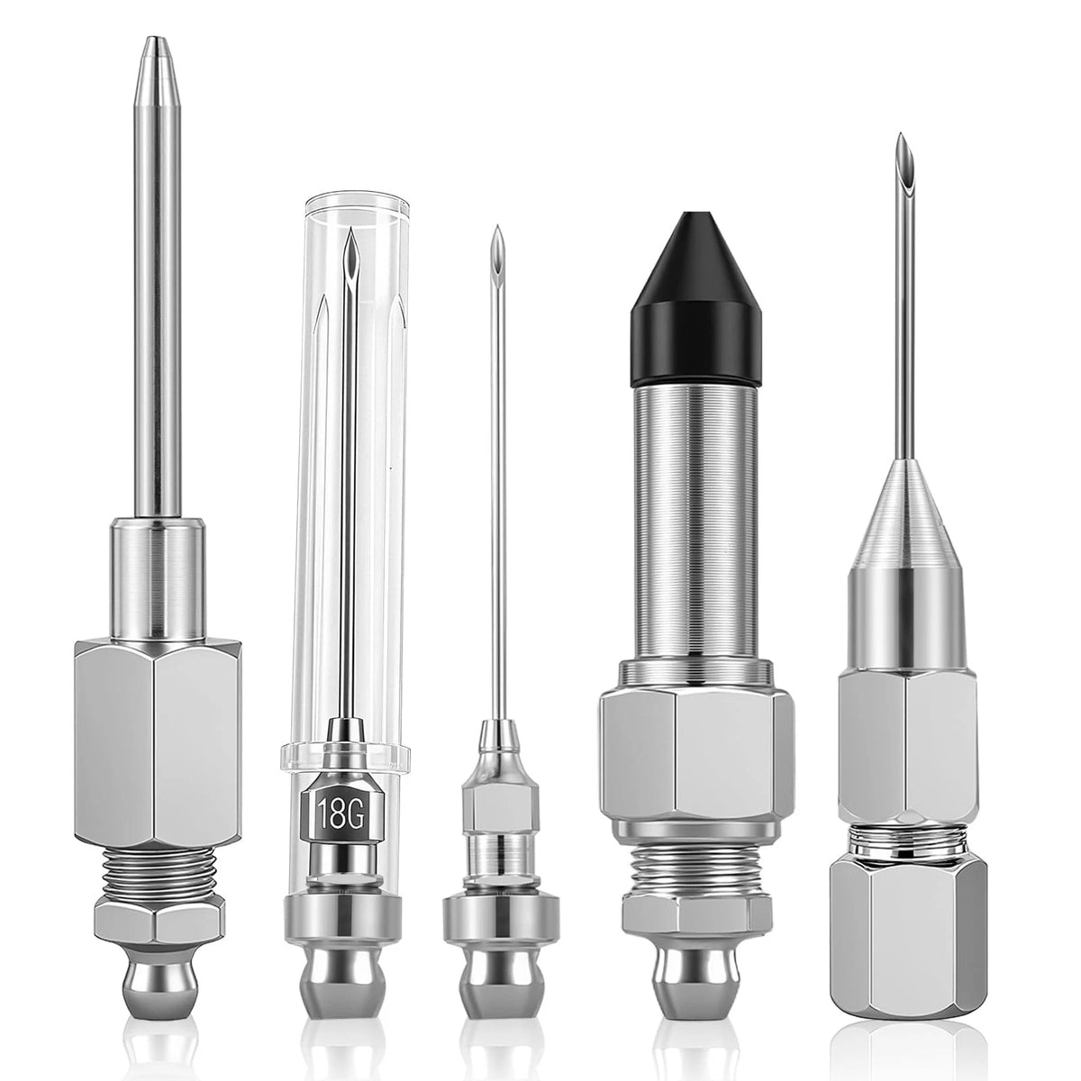 5PCS Grease Gun Needle Tips for Automotive Use