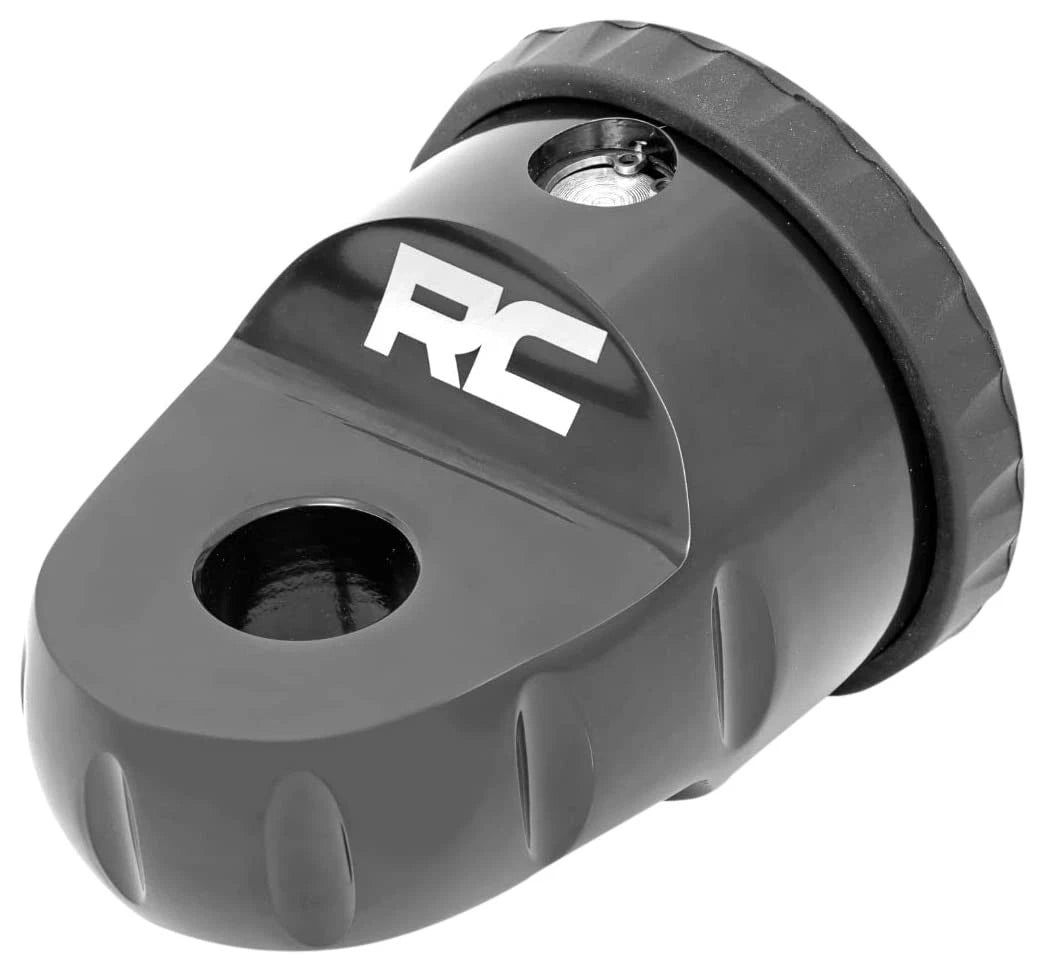 Black Aluminum Winch Shackle and Thimble for Heavy Duty Towing Solutions
