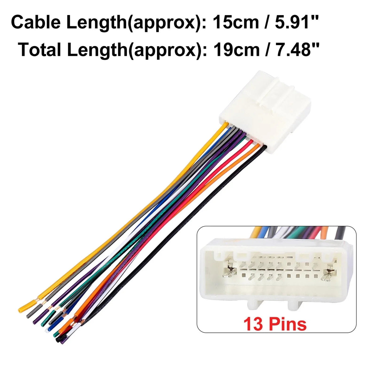 Wiring Harness Adapter for Nissan Car Stereo CD Player (70-7552)
