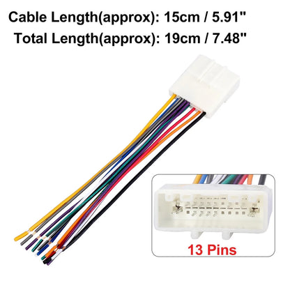 Wiring Harness Adapter for Nissan Car Stereo CD Player (70-7552)