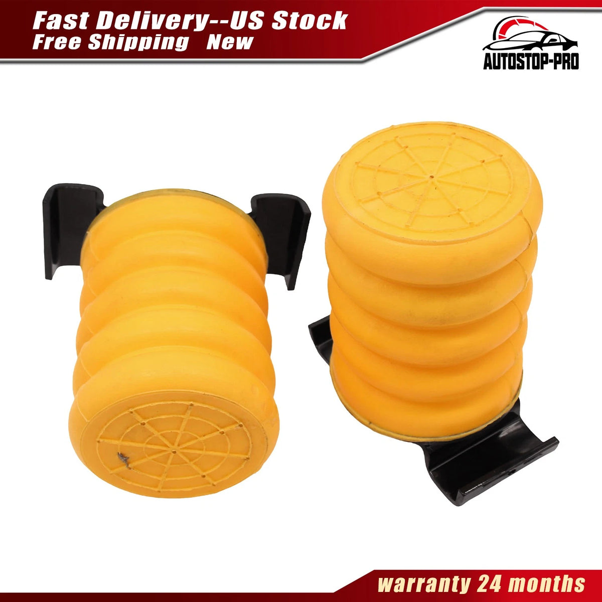 1 Pair Rear Suspension Helper Springs for Frontier Tacoma Titan XD Tundra (SSR-610-54, SSR61054)