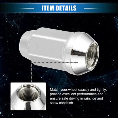 20 Pcs Wheel Lug Nuts for Ford Explorer, Lincoln MKS (1/2-20)