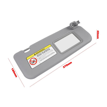 Front Passenger Sun Visor for Hyundai Accent (2011–2015) Gray Right