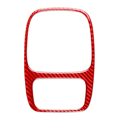 Manual Gear Shift Panel Frame Cover Trim for Honda S2000 (2000–2003) Carbon Fiber Red