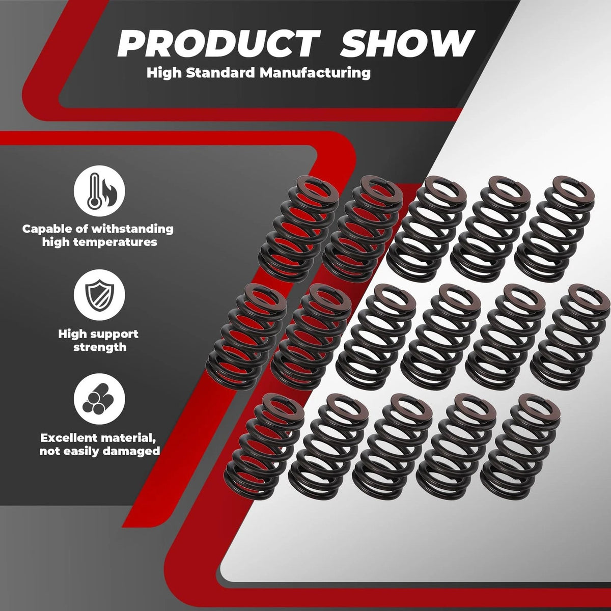 Beehive Valve Spring Kit for LS1 LS2 LS3 LS6 LQ4 LQ9 (600 Lift)