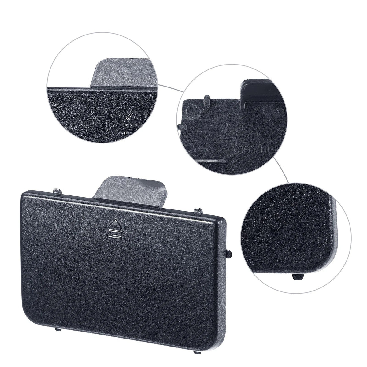 Tow Hook Eye Hole Cover for Mercedes-Benz C-Class W204 (2007–2014) Gray