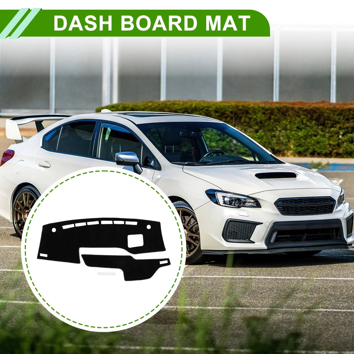 Dashboard Cover Mat for Suzuki Solio (2021–2024) - Black, Set of 1
