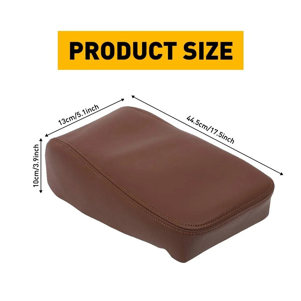 Leather Center Console Lid Armrest Cover Trim for Toyota Avalon (2013–2018)