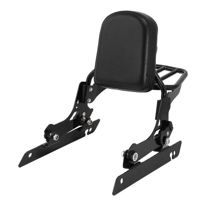 Sissy Bar Backrest Luggage Rack for Harley Dyna Street Bob Low Rider (2006–2017)