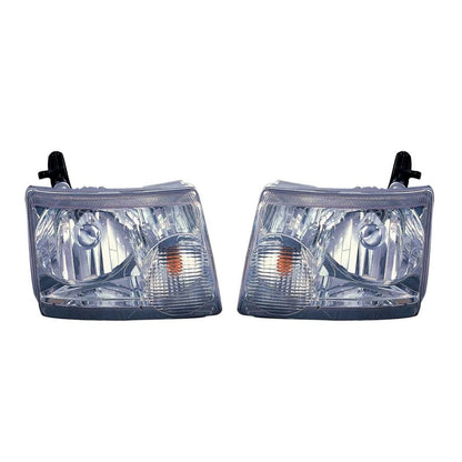 Headlight Pair for Ford Ranger (2001–2011) - MLX-PAIR-SHE576B-151QL-CL360A50, FO2502173