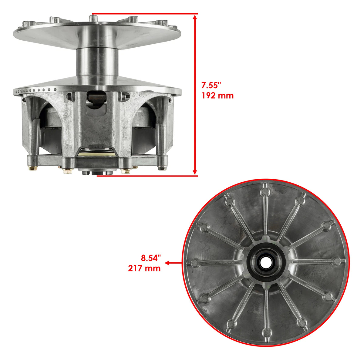 Primary Drive Clutch for Polaris RZR XP 4 Turbo S (2020) AC117, 1323761, 1323327