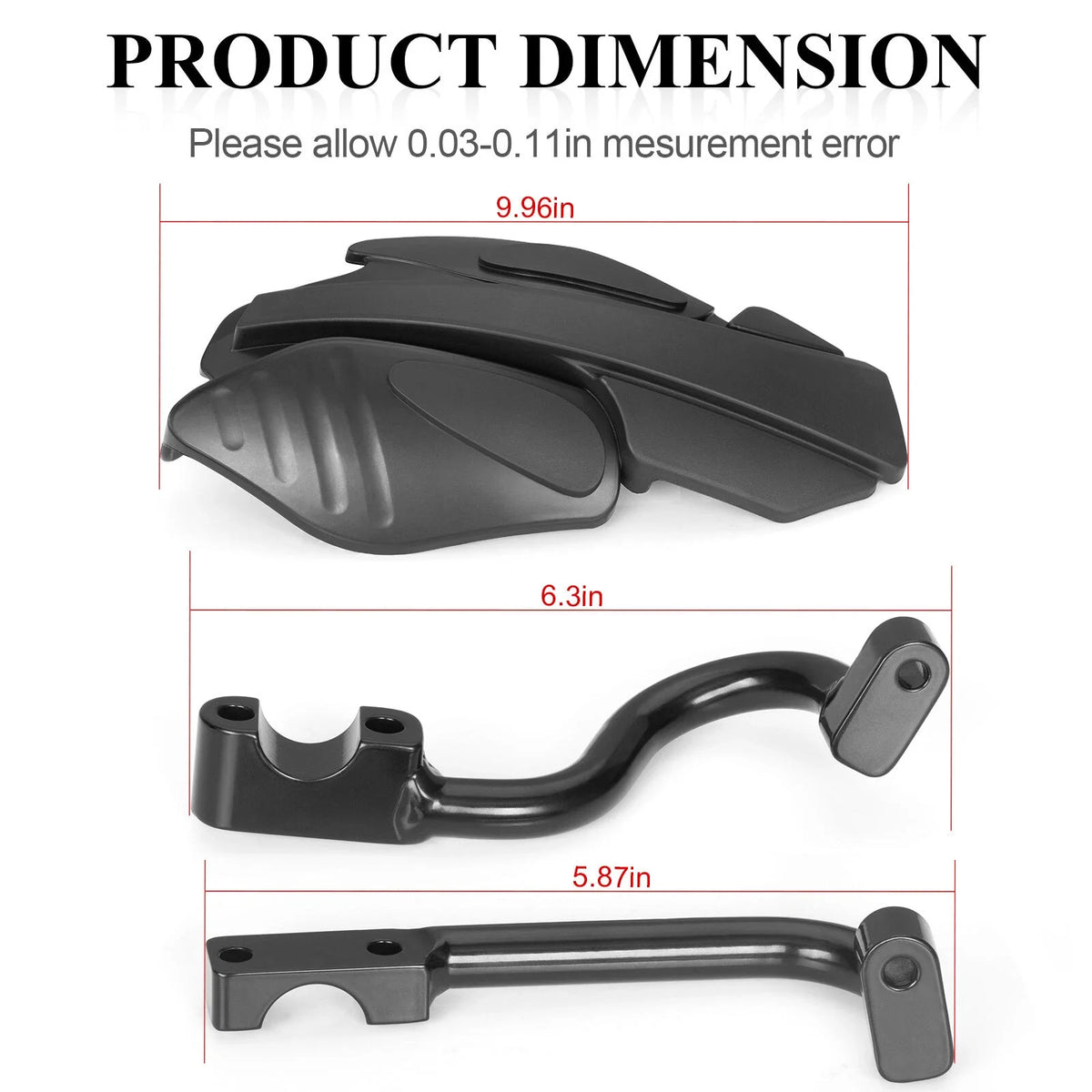 Handguards & Mount Brackets Kit for Polaris Sportsman 500 550 570 800 850 1000