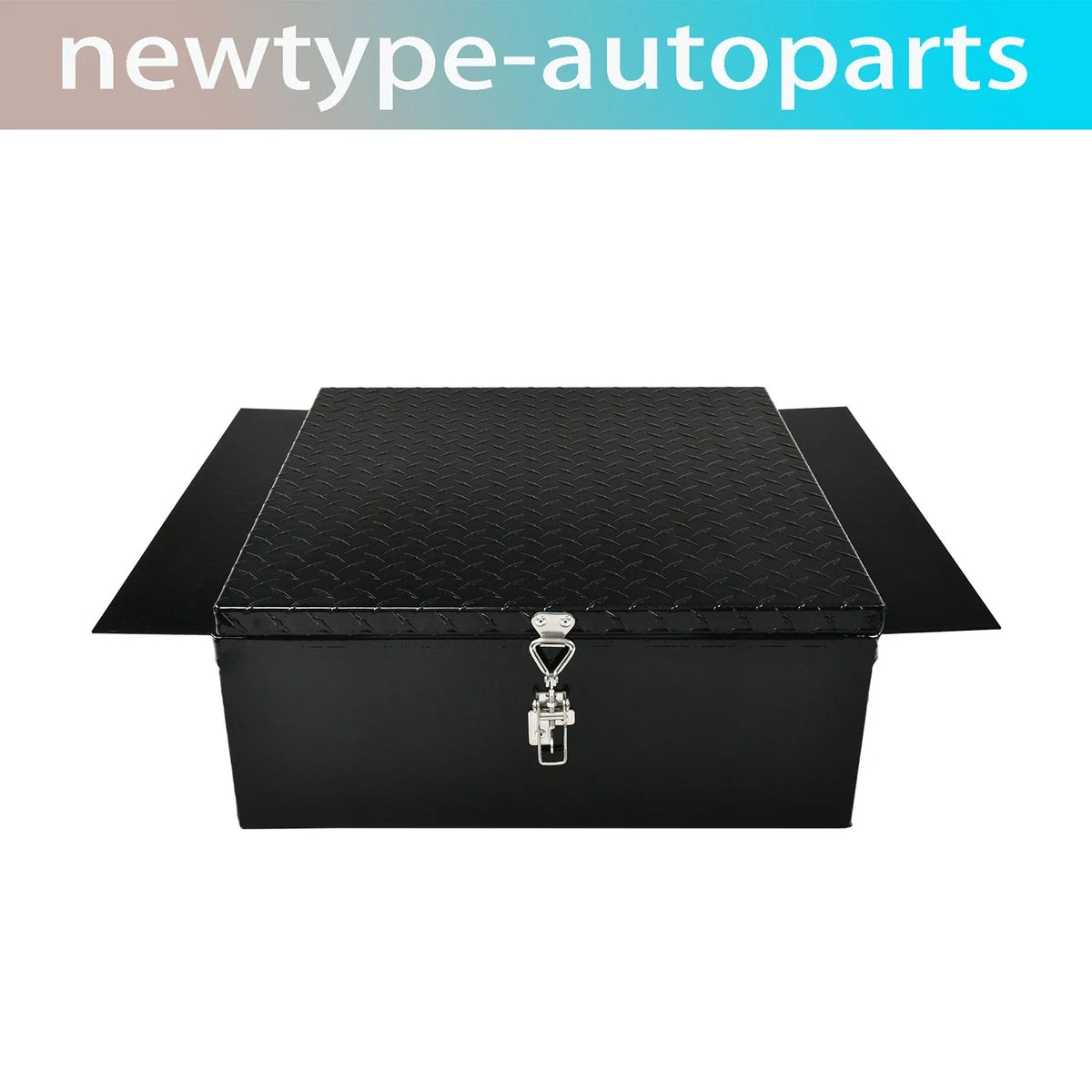 Diamond Tread Aluminum In-Frame Tool Box for Trucks (22"x24"x9")
