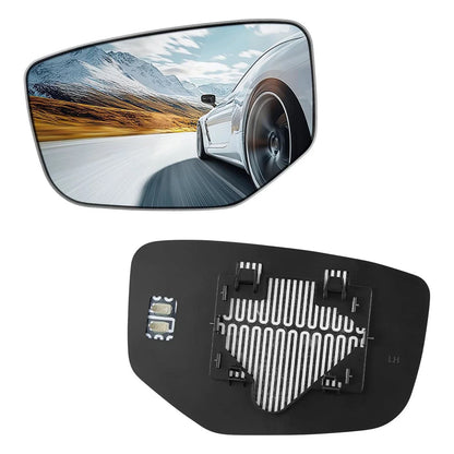 Heated Left Flat Mirror Glass for Honda Accord EX Sedan (2012)